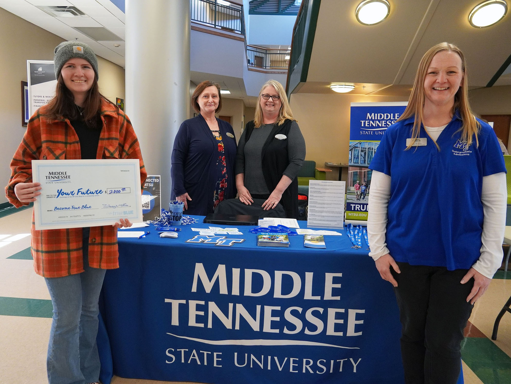 Northeast State student earns scholarship to MTSU.