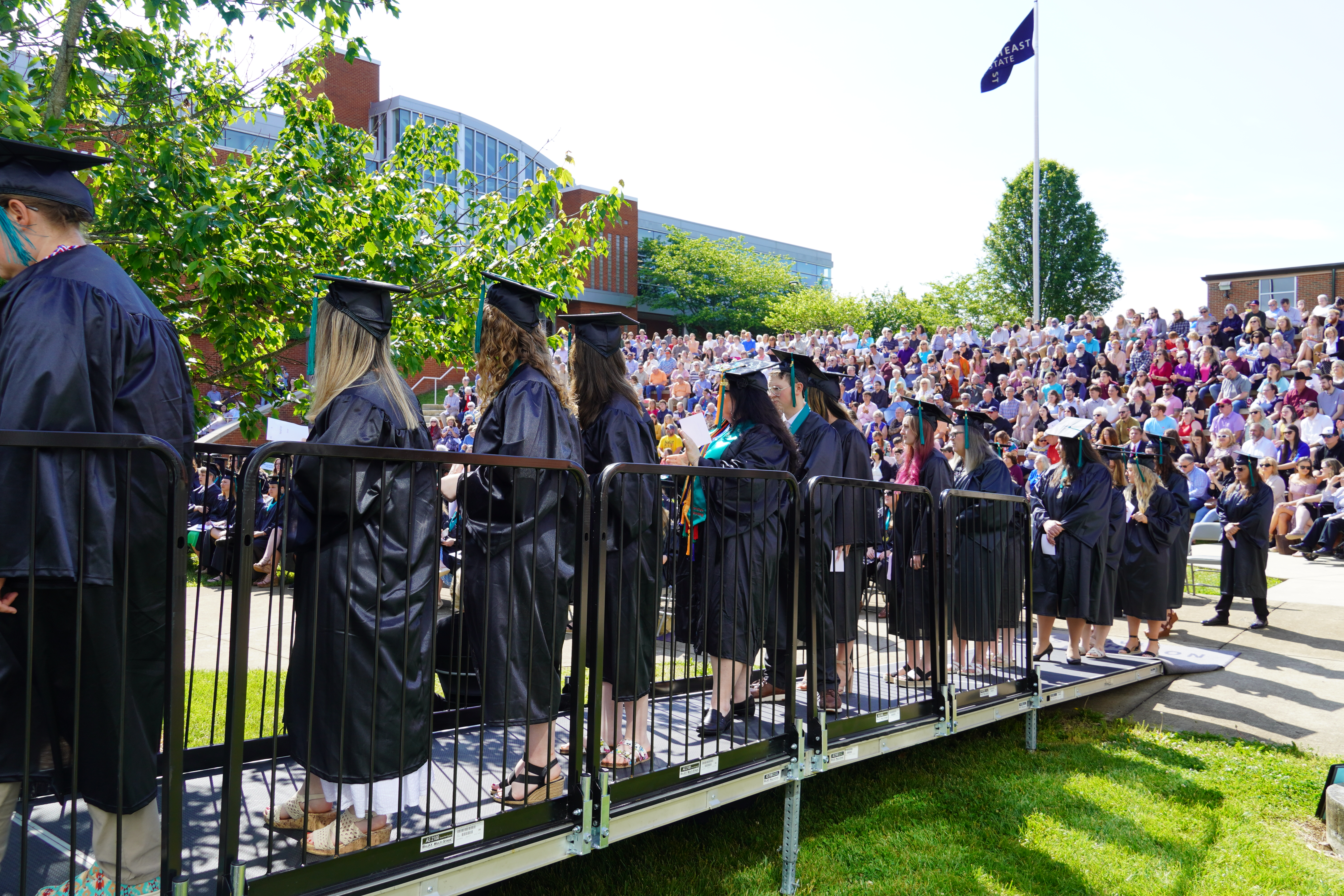 Students graduating from the Behavioral and Social Sciences and Science divisions. Congratulations!