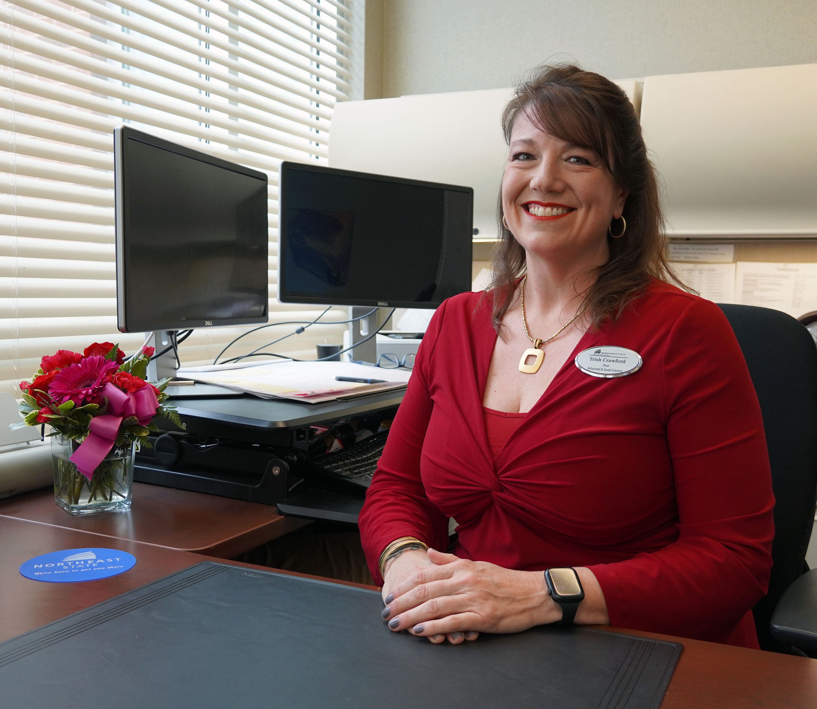 Dean Tricia Crawford of the Behavioral and Social Sciences Division.