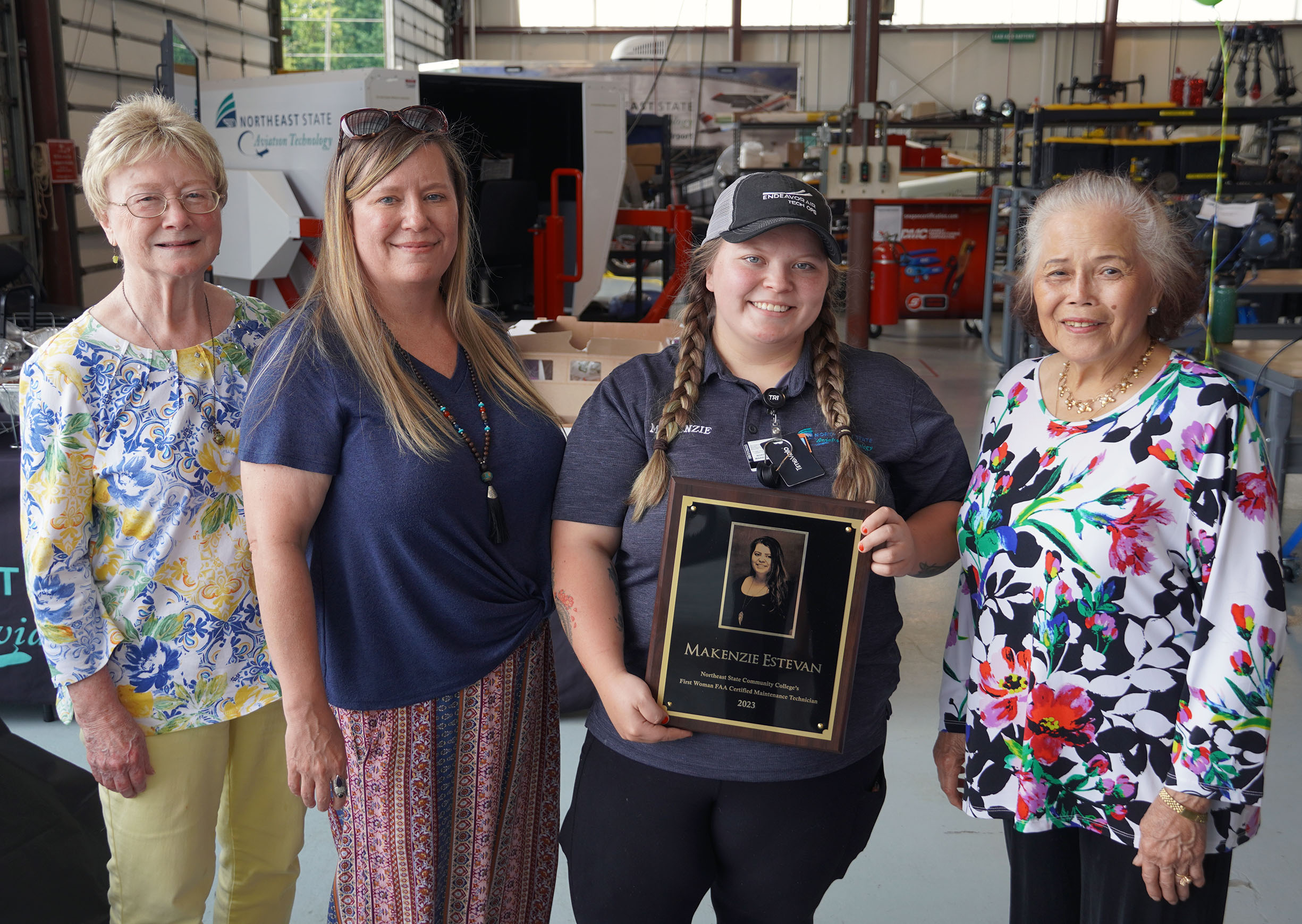 From left Sandra Cooper, Kendra Estevan, Makenzie Estevan, and Mai Estevan.