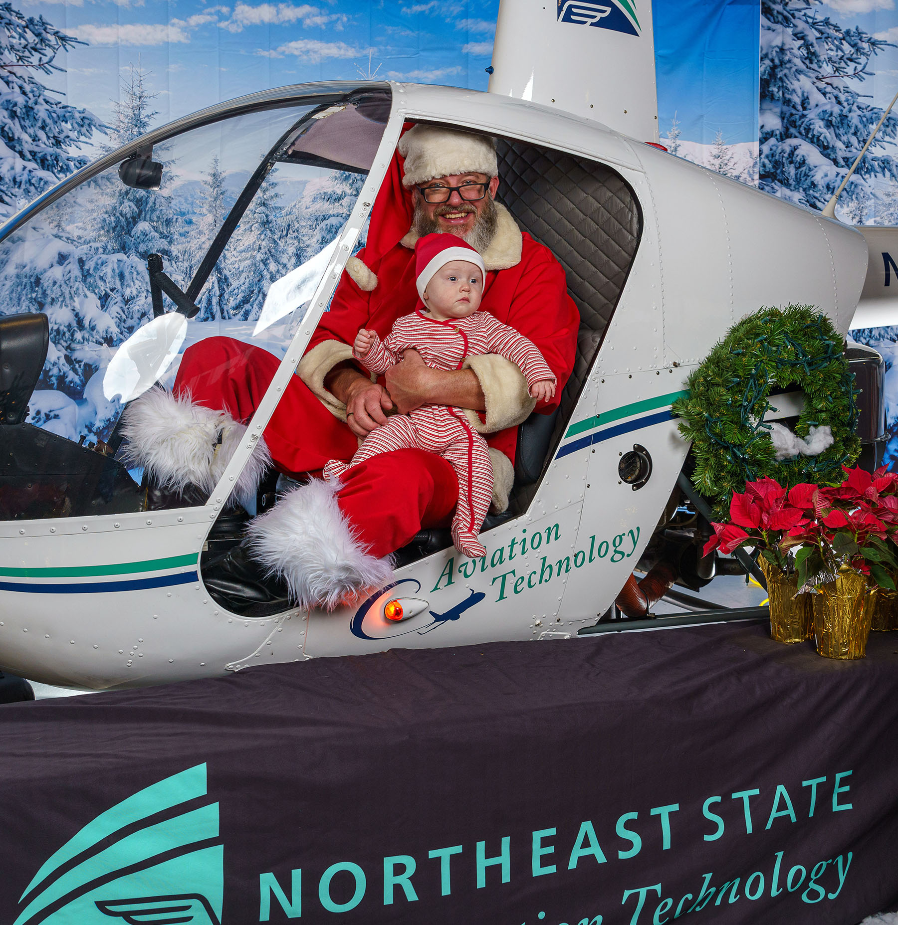 Santa Claus is coming to the Aviation Tech hangar on Dec. 15 for photos!