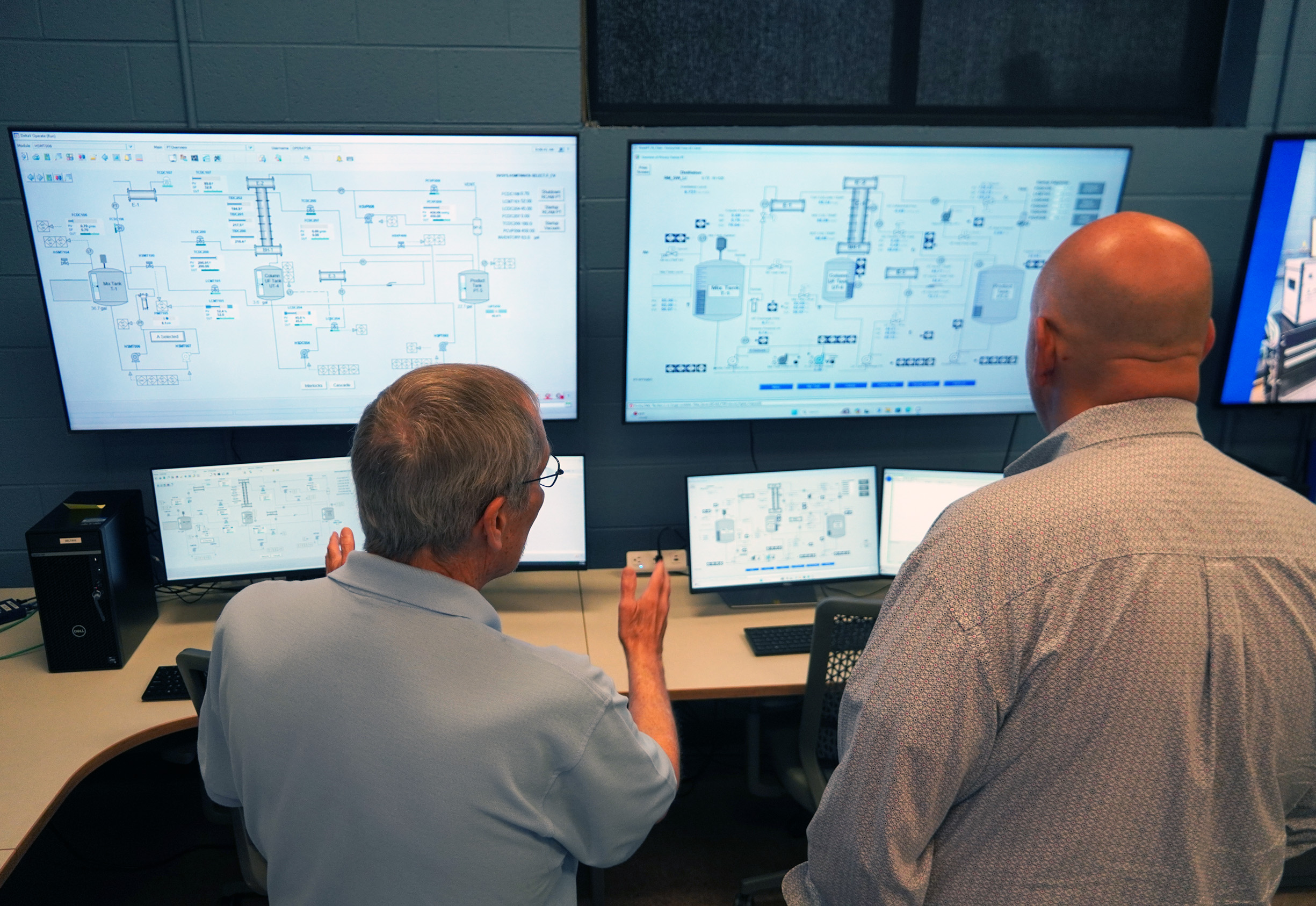 A new instruction space at RCAM gives students a foundation as control room operators for industries.