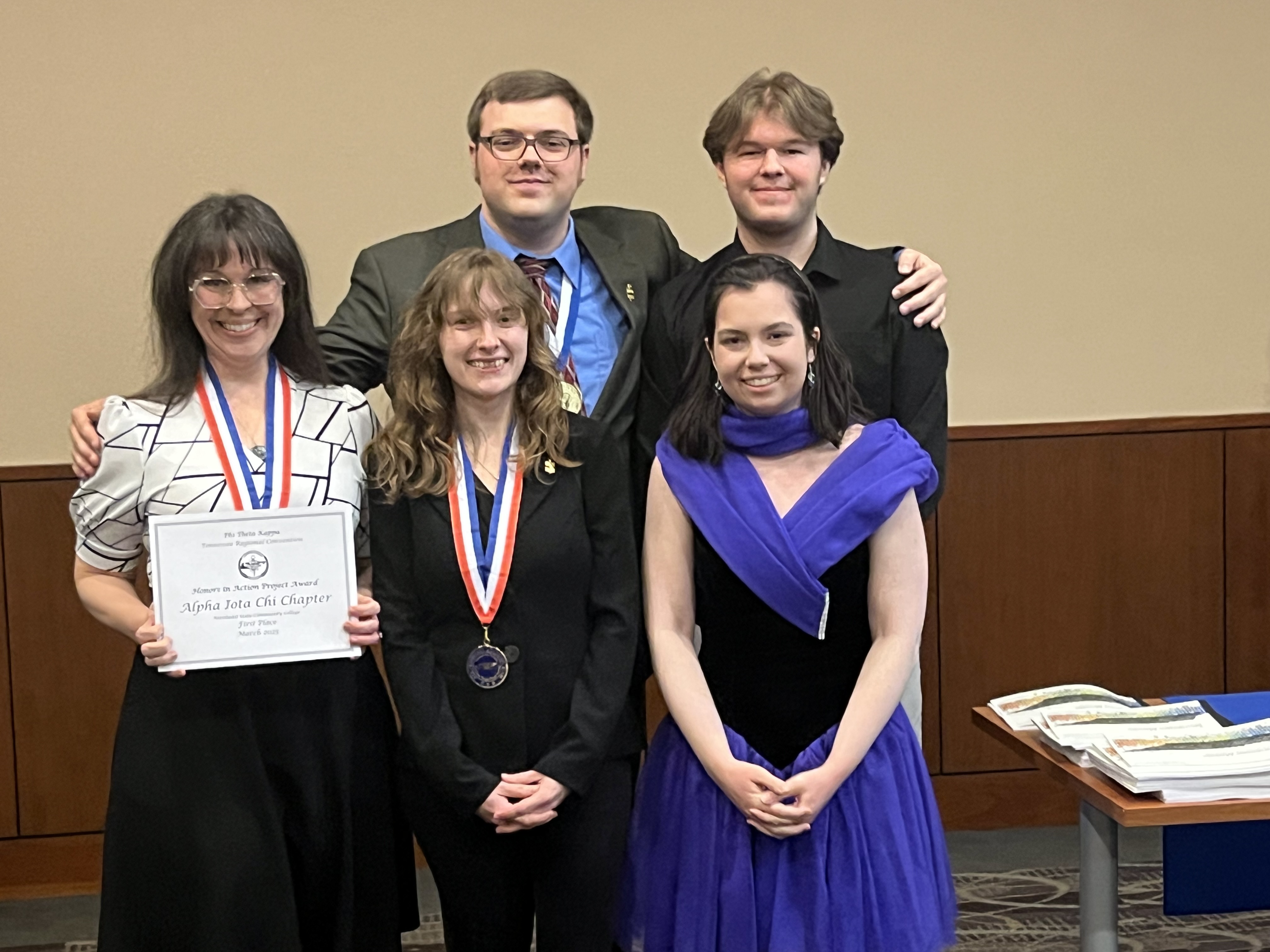 The Alpha Iota Chi chapter of PTK International won several team and individual awards at the Tennessee Regional Conference this year.