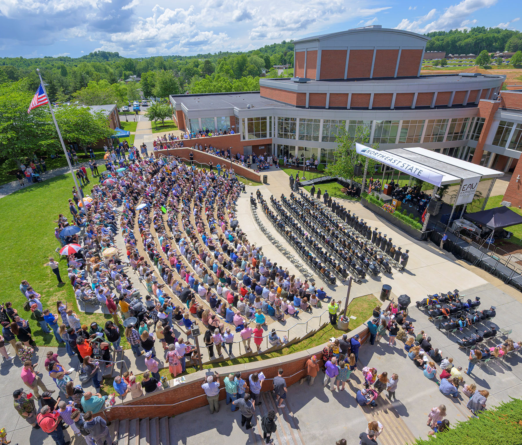 Northeast State Community College hosted the spring commencement ceremonies on Tuesday, celebrating the work and dedication of 836 new graduates.