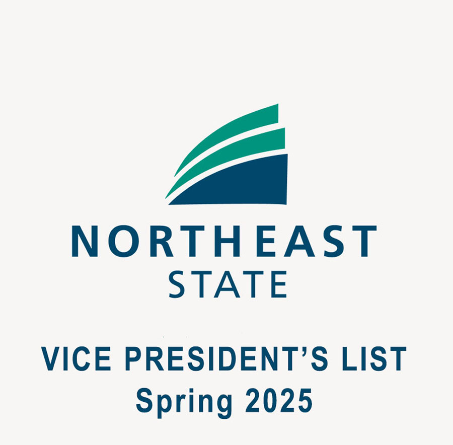 Northeast State announced students named to the President's List for the spring semester of 2025.