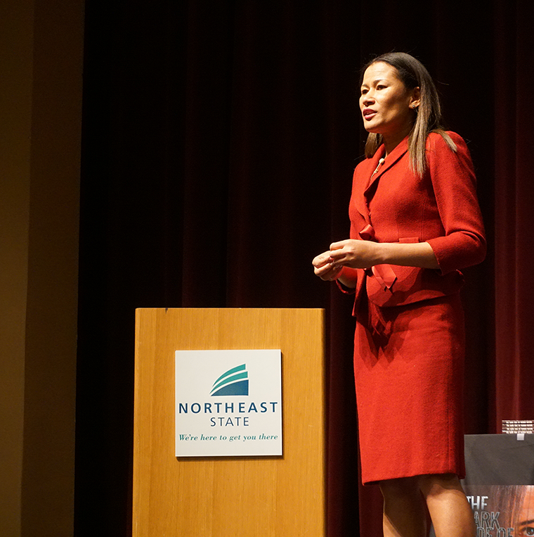 Marie-Christine Williams shares her story of survival in two presentations scheduled for September 30 at noon and 7 p.m. at Northeast State Community College at Blountville, 2425 Highway 75, next to Tri-Cities Airport.