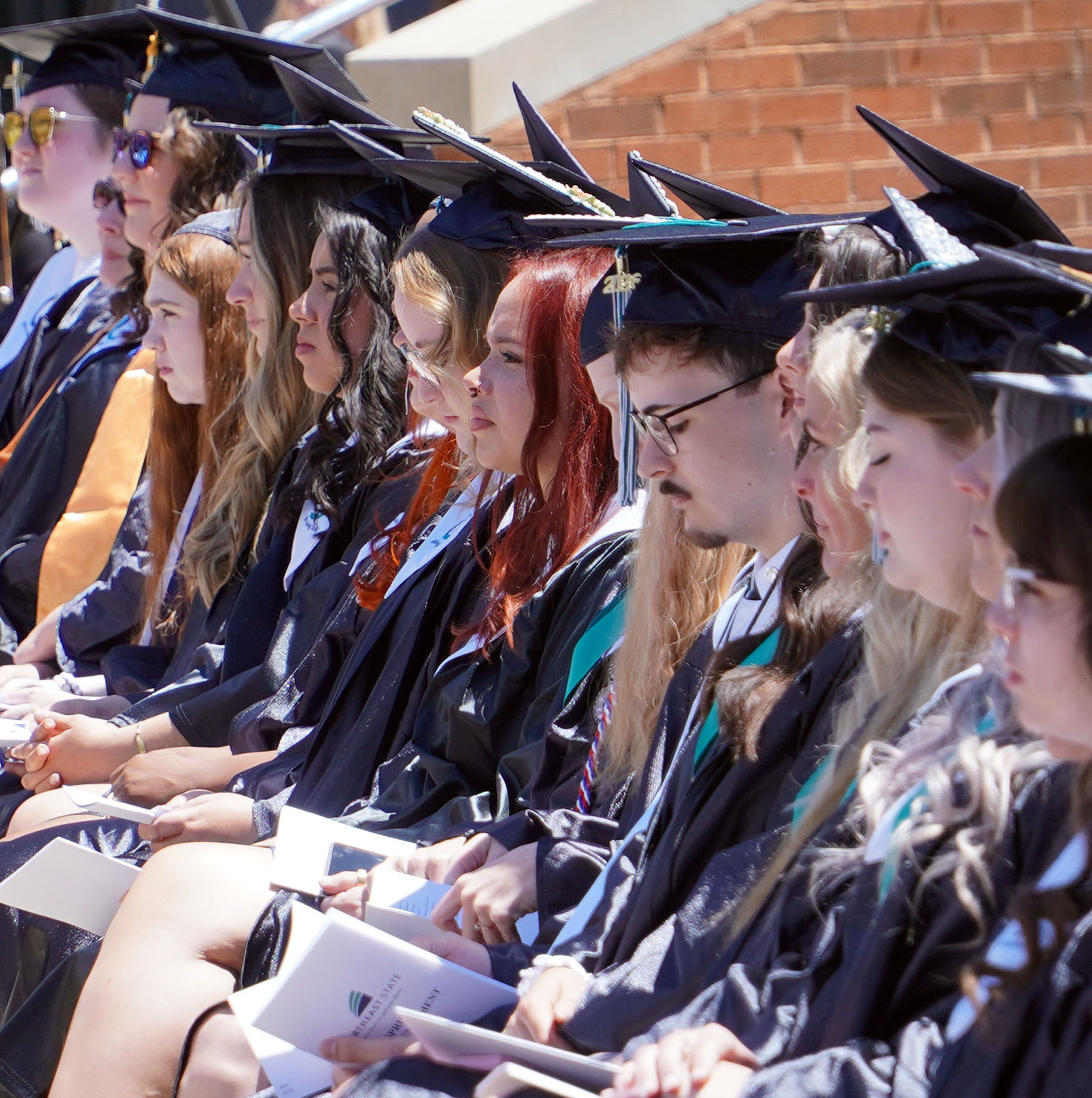 Let's hear it for the graduates from the divisions of Health Professions and Science, recognized at the 1:00 p.m. today. Congratulations, to these alumni!